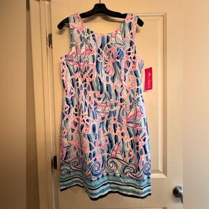 Lilly Pulitzer Mila Stretch Shift Dress in Reel Nauti
Anchor Print Size 12. NWT